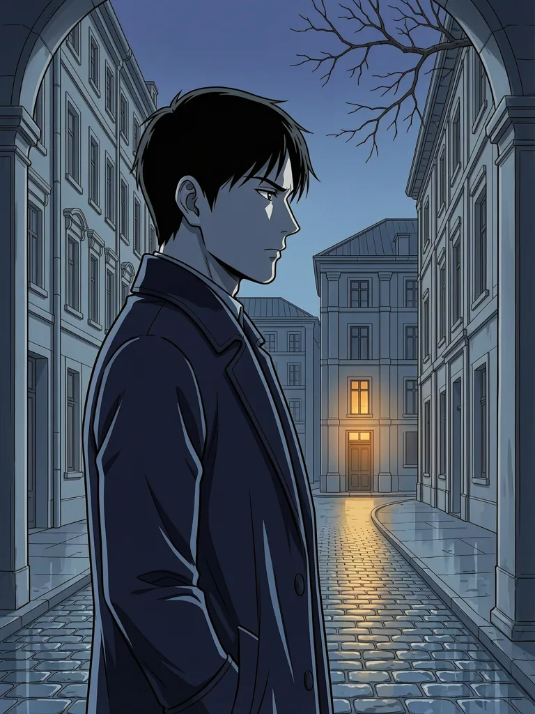 Original illustration evoking the mood of Monster