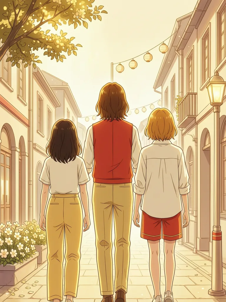 Original illustration evoking the mood of Spy x Family